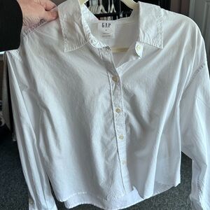 GAP Crisp White Collared Shirt